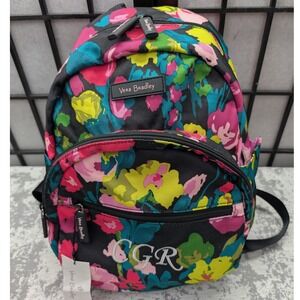 Vera Bradley Lighten Up Essential Compact Backpack Hilo Meadow Floral 23727-N10